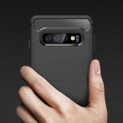Etui CARBON do Samsung Galaxy J6+ Plus czarny-16909