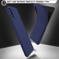 Etui Fashion do Samsung Galaxy A70 niebieski-27365