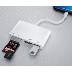Adapter Hub lightning do HDMI USB-54383