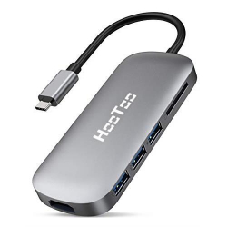 Adapter Hub HooToo USB-C USB 3.0 SD HDMI -54956