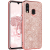 Etui BENTOBEN do Samsung Galaxy A40 różowe brokat-36319